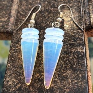 Vintage Opalite Dangle Earrings